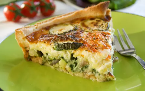 Rețetă de quiche cu dovlecel. Se prepară imediat!