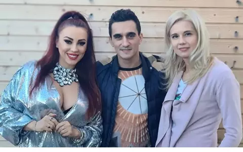 Marian Drăgulescu, la petrecere cu iubita și cu fosta soție, Larisa. "La noi este ceva normal"