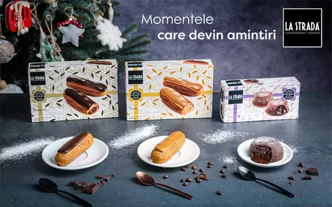 Fiecare zi este o ocazie specială cu deserturile La Strada