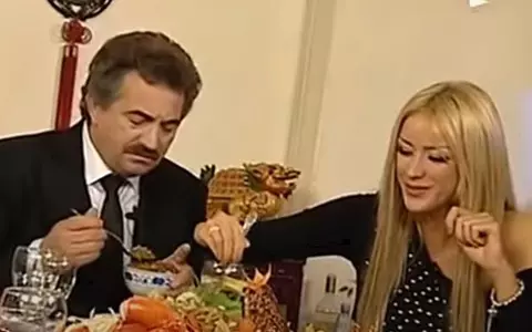 Imagini uitate cu Petrică Mîțu Stoian și Bianca Drăgușanu. Motivul pentru care au luat masa împreună