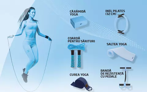 Cum să poți să te menții în formă acasă? Cu accesoriile de sport potrivite.
