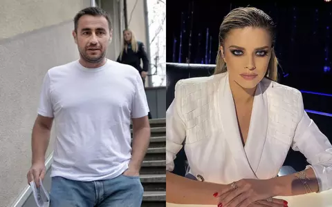 Alexandra Dinu și Dinu Pescariu, fotografiați împreună, la restaurant. Afaceristul a renunțat la verighetă