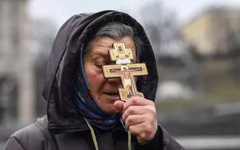 Războiul din Ucraina, imagini devastatoare: „Îmi scot nepotul din oraș, îl duc la adăpost și mă întorc să lupt"