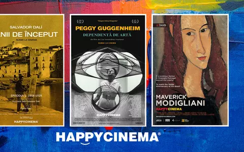 Seria documentarelor de artă revine la Happy Cinema! Dalí, Modigliani și Guggenheim pe marele ecran