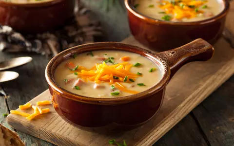 Rețetă de supă de legume cu cașcaval vegetal