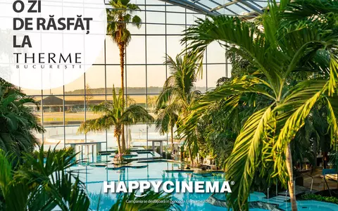 Între 1 și 8 martie, sărbătorește primăvara la Happy Cinema și poți câștiga o zi de răsfăț la Therme