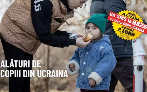 Ringier Foundation România și Libertatea lansează campania umanitară ”Alături de copiii ucraineni”. O donație cât de mică poate salva o viață!