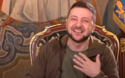 Gluma făcută de Volodimir Zelenski în timpul unui interviu despre război: "O prefer pe soția mea..."