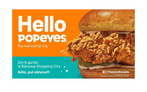 Popeyes, restaurantul cu cel mai celebru sandwich din SUA, se deschide și la noi în țară