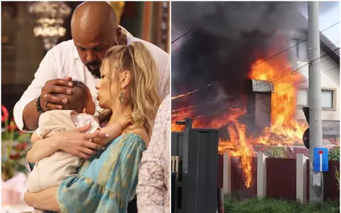 Andreea și Cabral Ibacka au publicat imagini de la incendiul vecinilor, care i-a speriat în timpul botezului: "Se putea transforma într-un coșmar"