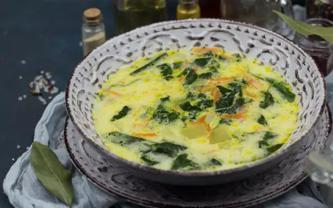 Rețetă de ciorbă de spanac a la grec