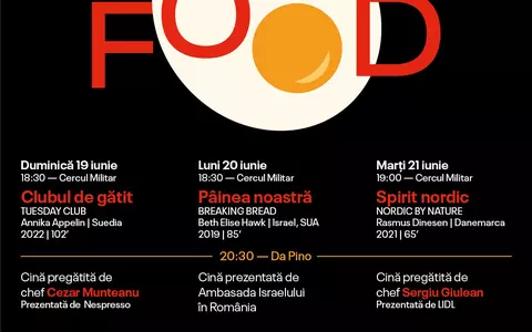 TIFF 2022: Cine de 5 stele inspirate din povești de pe marele ecran, la Film Food