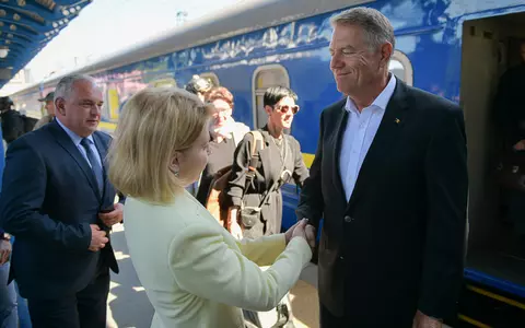 Klaus Iohannis a ajuns azi la Kiev. Alertă de raid aerian în Ucraina, în timpul vizitei președintelui României