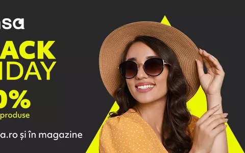 A început Black Friday pe Lensa.ro și în magazine, cu reduceri de până la 90%