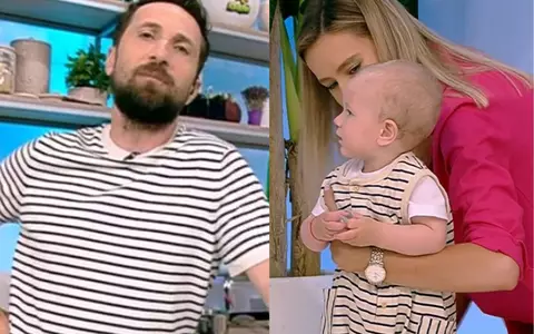 Fiul lui Dani Oțil, prima apariție la TV. Ce a spus prezentatorul despre Luca Tiago, în direct: „Ați înțeles cu cine seamănă copilul”