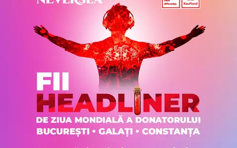De ziua mondială a donatorului de sânge, organizatorii Neversea lansează un eveniment special Blood Newtork
