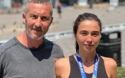 Cum arată fiica lui Meme Stoica. Teodora are 27 de ani și participă la triatloane: "Copilul devine idolul părintelui"
