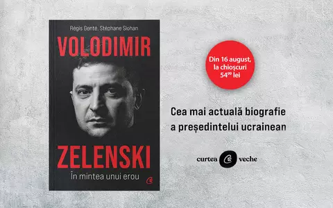 Cea mai nouă biografie a liderului ucrainean Volodimir Zelenski, disponibilă la chioșcurile de ziare