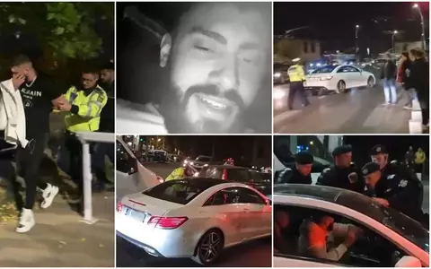 Cine este șoferul cu Mercedes care a pus Poliția Capitalei pe jar. Fugarul este fiul unei maneliste!