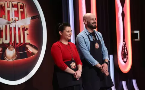 Nosfe și soția sa, la Chefi la cuțite sezonul 10. Ce au gătit cei doi în show-ul culinar