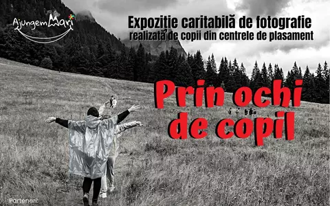 „Prin ochi de copil”, expoziție caritabilă cu fotografii realizate de copiii instituționalizați, la Muzeul Țăranului Român