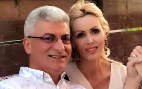 Silviu Prigoană și soția lui, nași la o nuntă fastuoasă. Mihaela a atras toate privirile cu rochiile pe care le-a îmbrăcat