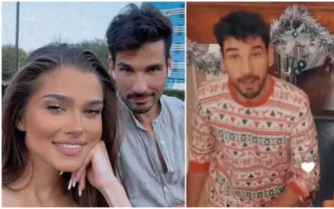 Anghel Damian, Crăciun în familie cu Theo Rose și părinții ei. Ce cadou a primit de la socri: "Ce culoare..."
