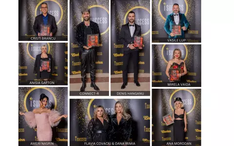 Denis Hanganu, protagonistul din ,,Clanul", a devenit actorul anului 2022! Ce alte vedete au fost premiate la Gala I Success Bucharest Edition