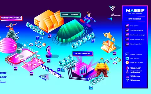 Au început pregătirile pentru MASSIF 2023. Cum arată Massif? Organizatorii au dezvăluit harta festivalului