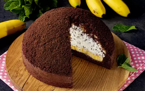 Rețeta mușuroi de cârtiță cu banane