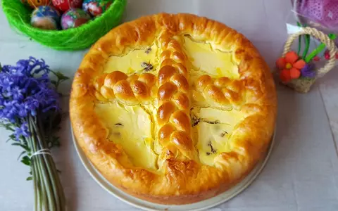 Rețetă de pască cu aluat de cozonac