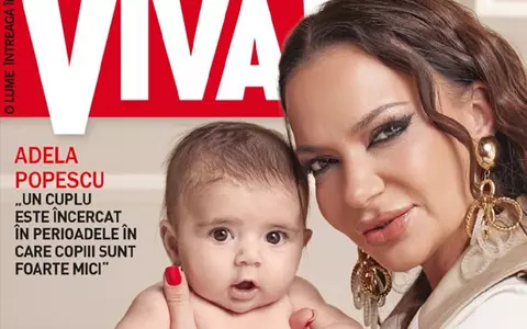 Andreea Antonescu și fiica ei nou-născută, pictorial de familie pe coperta VIVA! Totul despre schimbările din viața artistei