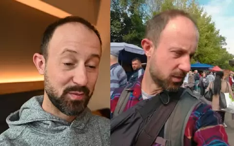 Un turist american, impresionat de mâncarea românească din Piața Obor: ”Îi înțeleg pe români. Toate produsele sunt foarte proaspete și...”