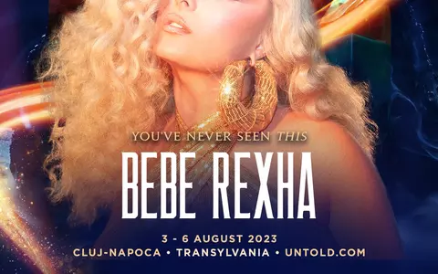 Bebe Rexha ajunge pentru prima dată în România. Artista din Statele Unite se află în line-up-ul stelar al celei de-a 8-a ediții a festivalului UNTOLD
