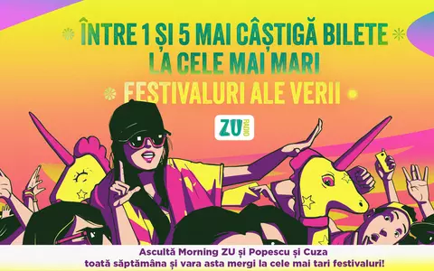 Ascultă Radio ZU și mergi la cele mai mari festivaluri din vara lui 2023