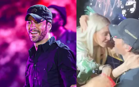 Enrique Iglesias a sărutat o româncă la concertul din Craiova și a publicat imaginile pe Instagram: "Ia-mă cu tine"