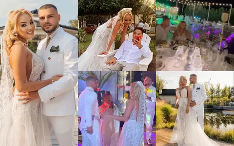 Maria Constantin și Robert Stoica, nuntă atipică: au avut ca tematică lămâile, dress code alb și nu au respectat nicio tradiție. Imagini de la evenimentul fastuos