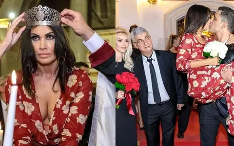 Cum arăta Oana Zăvoranu în ziua nunții cu Alex Ashraf: "Demon sau înger?". Rochia de mireasă roșie și decoltată a vedetei a creat controverse
