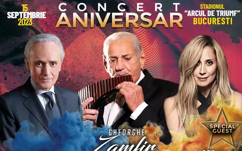 Concert aniversar Gheorghe Zamfir. Mai sunt disponibile 500 de bilete
