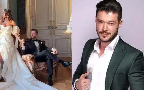 Victor Slav și Selina s-au îmbrăcat în mire și mireasă. Ce spunea prezentatorul tv despre căsătoria cu iubita lui