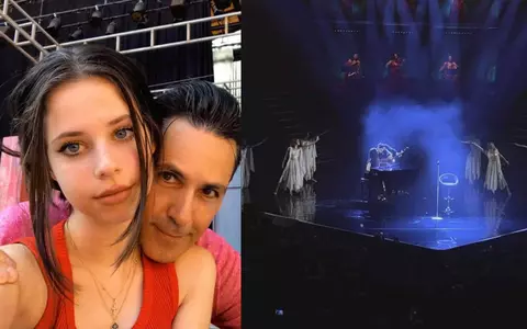 Ştefan Bănică şi fiica lui, Violeta, apariție spectaculoasă împreună, pe scenă, în cadrul unui concert. Adolescenta l-a acompaniat la pian pe tatăl ei, în ropote de aplauze