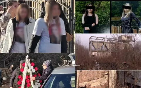 Imagini emoționante de la înmormântarea elevelor care s-au sinucis în Lupeni. Ce gest de neuitat au făcut colegii lor de școală