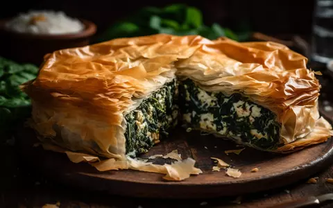 Rețetă de tartă cu ciuperci și spanac