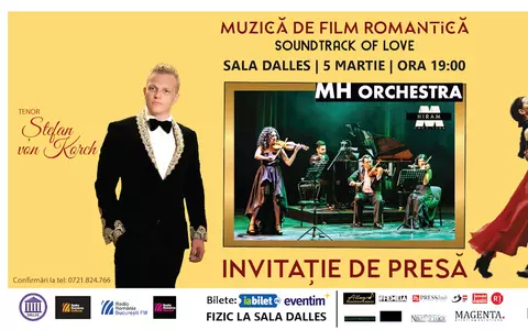 Din 5 martie, poveştile pe portativ se spun la SALA DALLES, în concertele MUSICAL EXTRAVAGANZA