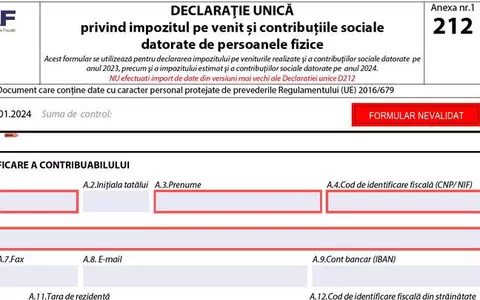 Care este termenul limită pentru depunerea Declarației unice în 2024, la ANAF și ce trebuie să știi despre noul Formular 212