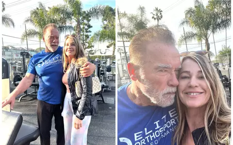Nadia Comăneci face sport cu Arnold Schwarzenegger. Cum s-au fotografiat cele două legende: "O zi grozavă începe cu un antrenament bun și un prieten drag"