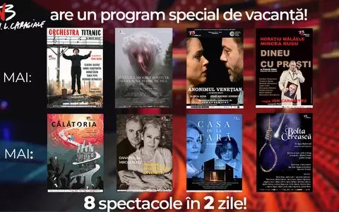 Program special de 1 și 2 mai la Teatrul Național din București
