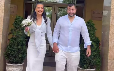 Enzo de la Chefi la Cuțite s-a căsătorit civil cu Cristina Ene. Ea a purtat rochie albă, iar el o ținută casual / Fac și nunta anul acesta