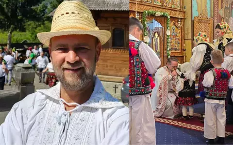 Cosmin Seleși, imagini de basm de la Botiza, unde a petrecut Paștele: "A fost mirific absolut tot, slujbele de la biserica din sat, oamenii locului...". Actorul are o căsuță în Maramureș