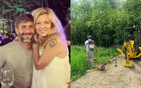 Cum arată viața lui Dragoș Bucur și a Danei Nălbaru de când s-au mutat la țară. Au cules primele roade, iar actorul a fost filmat cu motocoasa: „Țăran amator” /„Șterge, mă faci de râs”